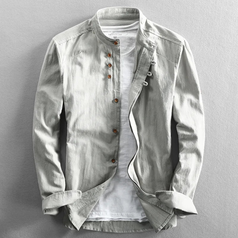 Premium Grandad Collar Shirt