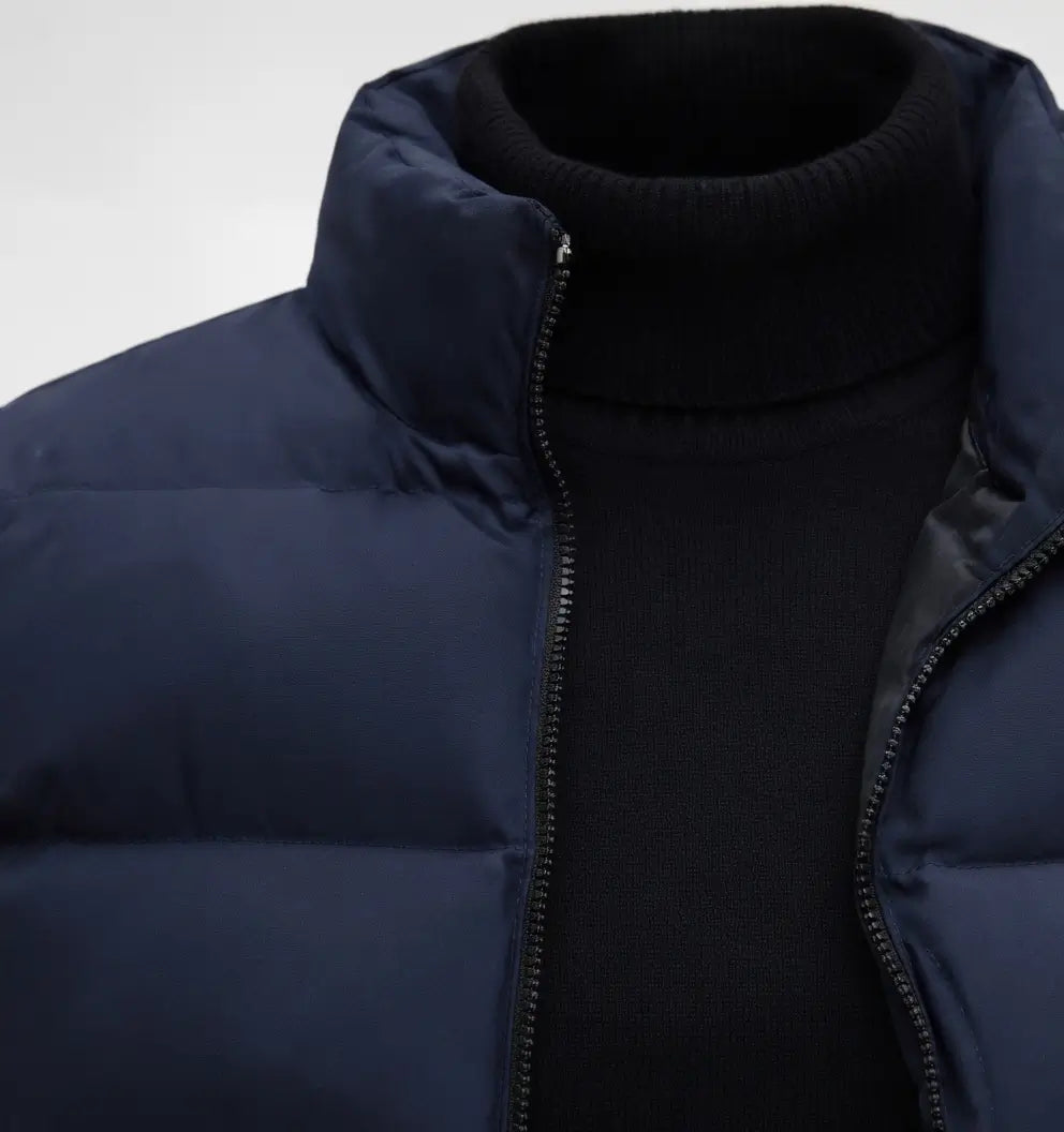 [60% OFF] Puffer Vest + Free Turtleneck Sweater