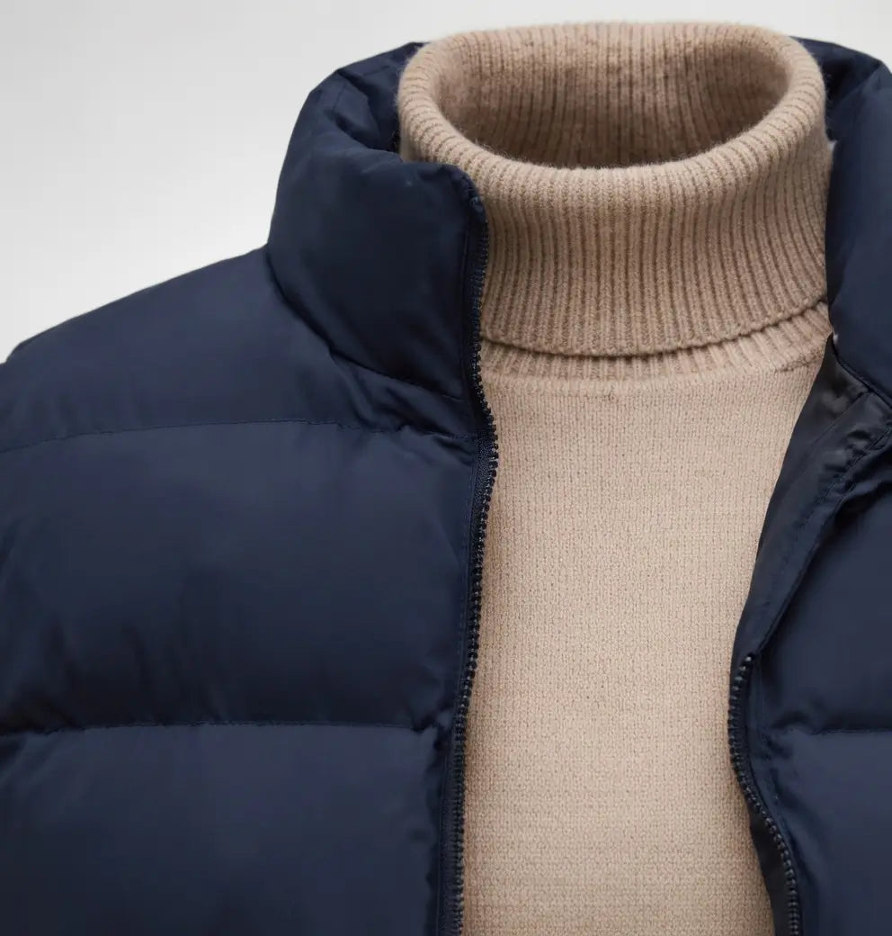 [60% OFF] Puffer Vest + Free Turtleneck Sweater