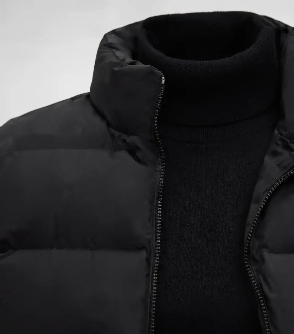 [60% OFF] Puffer Vest + Free Turtleneck Sweater