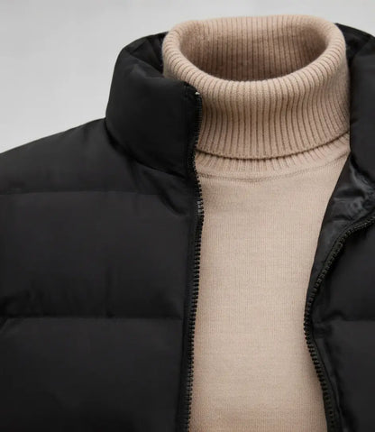 [60% OFF] Puffer Vest + Free Turtleneck Sweater